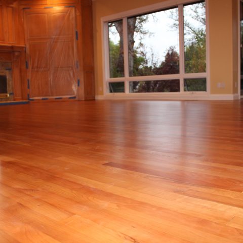 Refinishing of American Cherry flooring